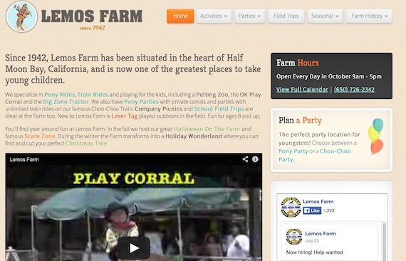 Lemos Farm website