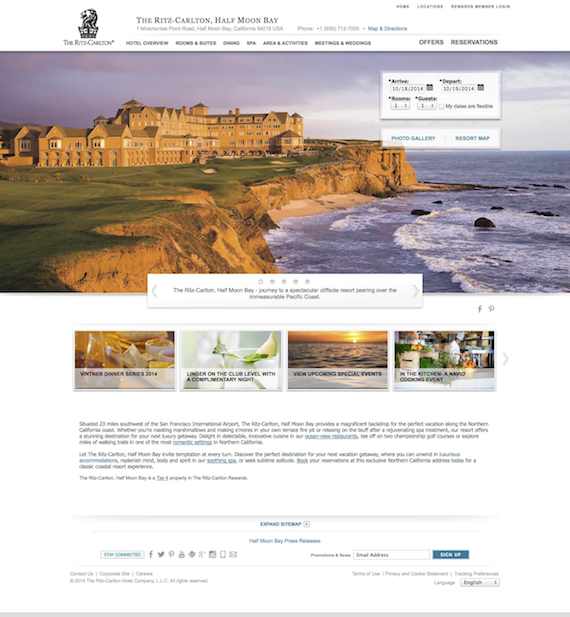 Northern California Luxury Hotels- California Coast Resort- The Ritz-Carlton Half Moon Bay (20141019)