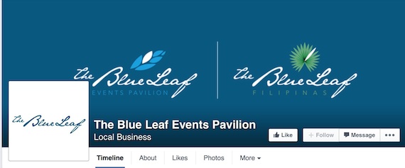 the blue leaf facebook page