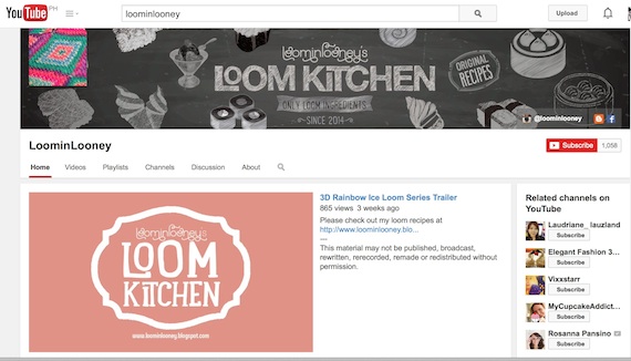 Loominlooney Loom Kitchen youtube