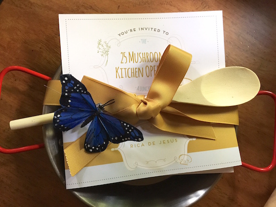 25 mushrooms kitchen invitation launch 2015