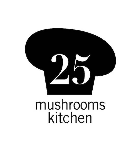 25 mushrooms kitchen logo 2015