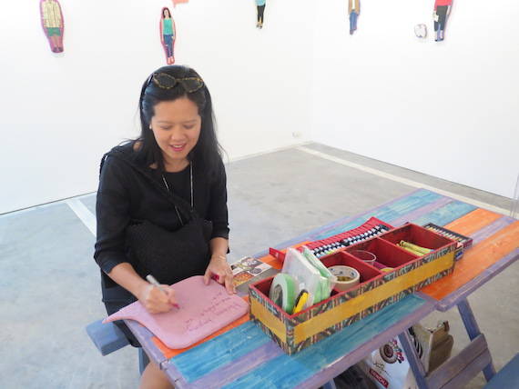 yvette fernandez at geraldine javier art fair philippines 2015