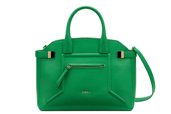 Furla Alice Tote in Emerald