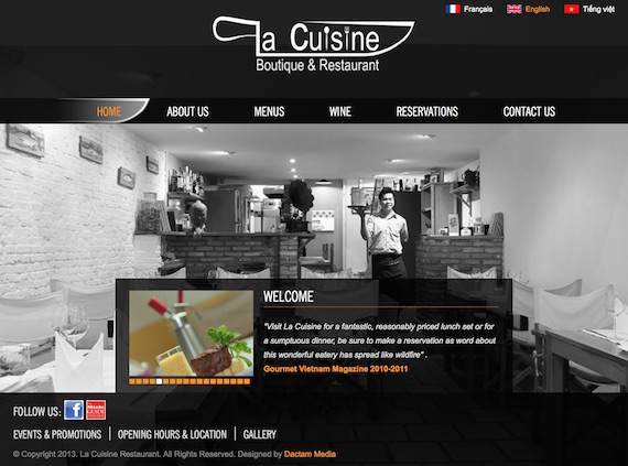 La Cuisine Restaurant Website (20150526)