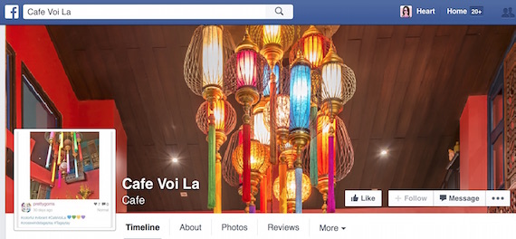 Cafe Voi La Facebook Page