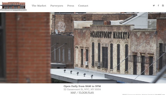 Gansevoort Market New York City Website