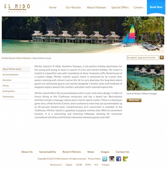 About Miniloc Island - El Nido Resorts Official Website