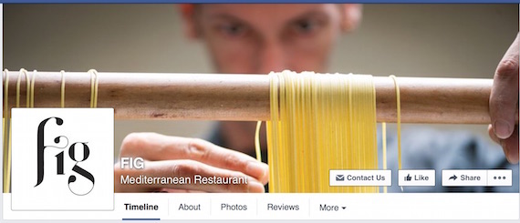 FIg Mediterranean restaurant facebook page