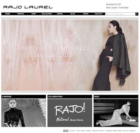 Rajo Laurel - The Official Site & Online Store | Home (20150806)