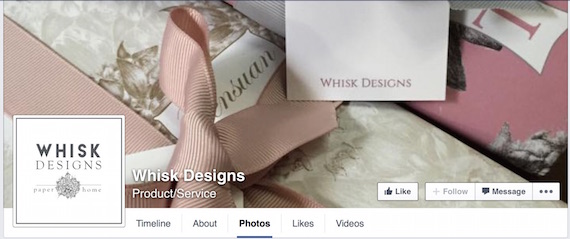 Whisk Designs Facebook page