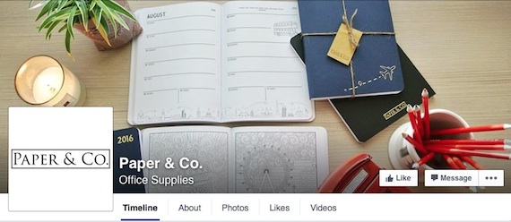 paper and co facebook page