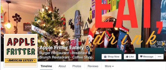 Apple Fritter Eatery Foter City facebook page