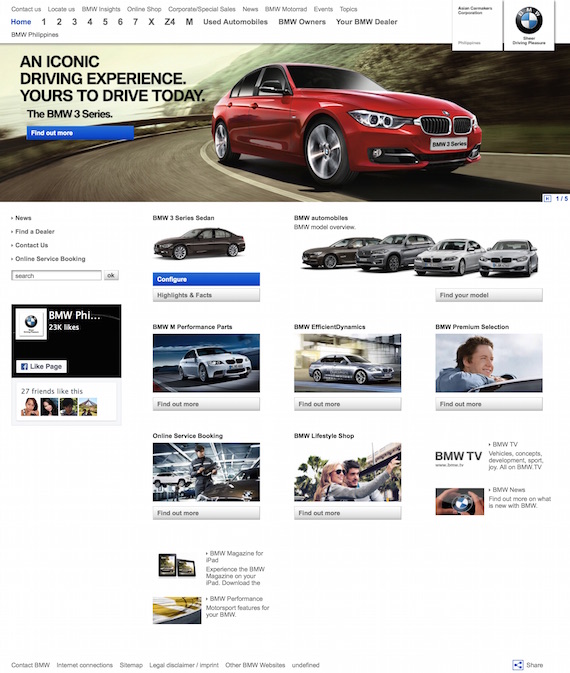 Welcome to BMW - the BMW websites offer you a wide range of comprehensive and international services.