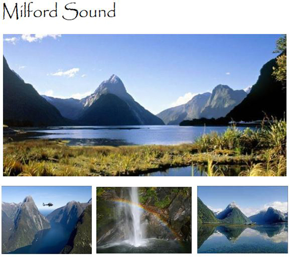 Milford Sound about