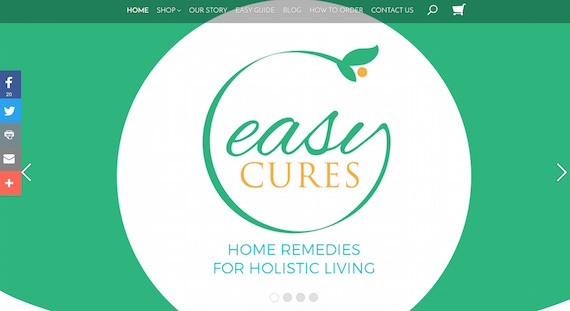 Easy Cures website