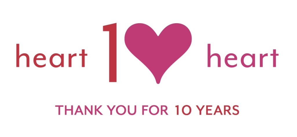 heart2heart 10 years logo