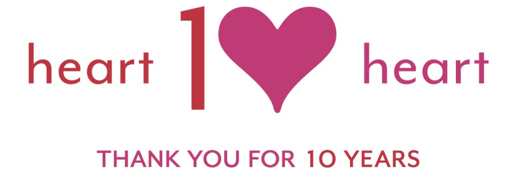 heart2heart 10 years logo