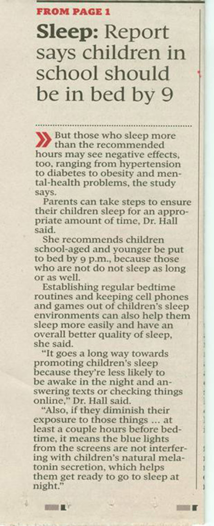 Experts Reveal The Risks for Children with Lack of Sleep (1)