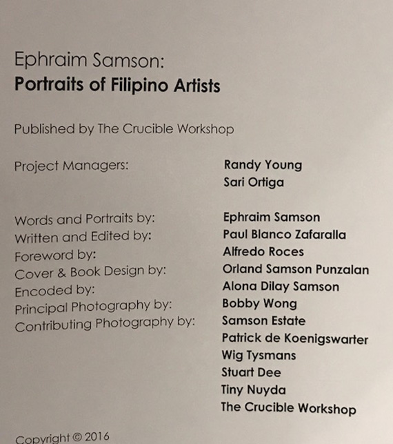 Ephraim Samson Portraits of Filipino Artists (5)