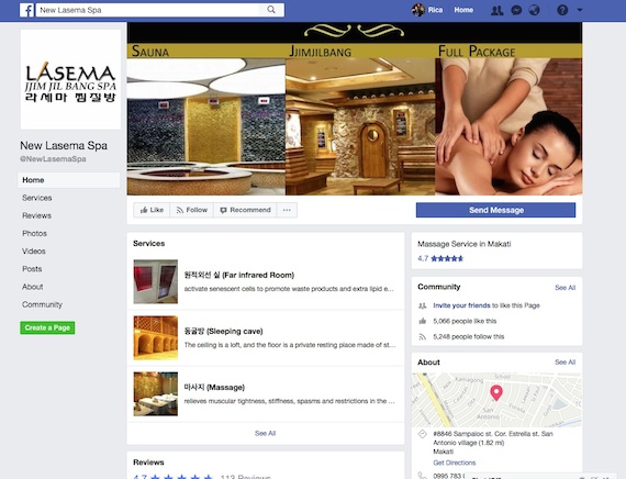 New lasema spa makati facebook