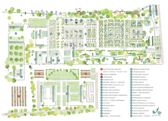 Babylonstoren map