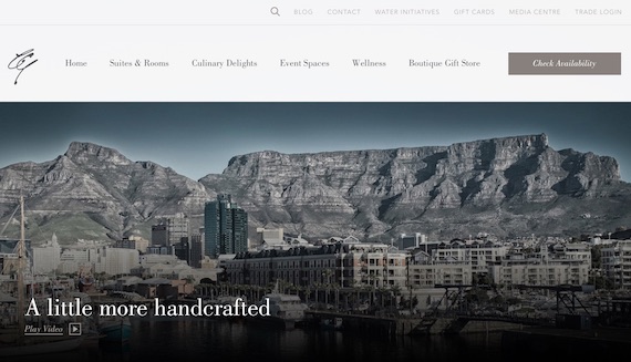 Cape Grace capetown website