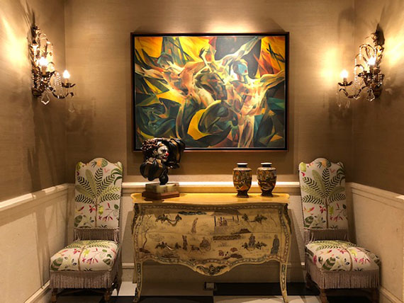 Art Collection of Peter and Elena and interiors by Jonathan Matti HearttoHeart (5)