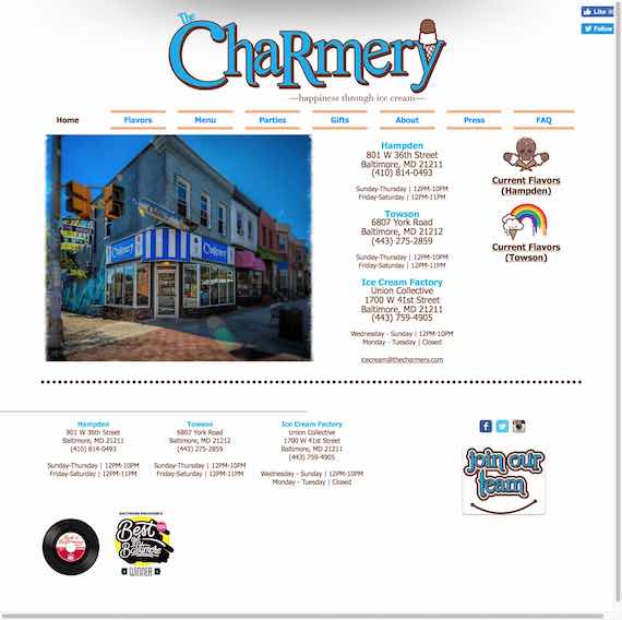 The Charmery website