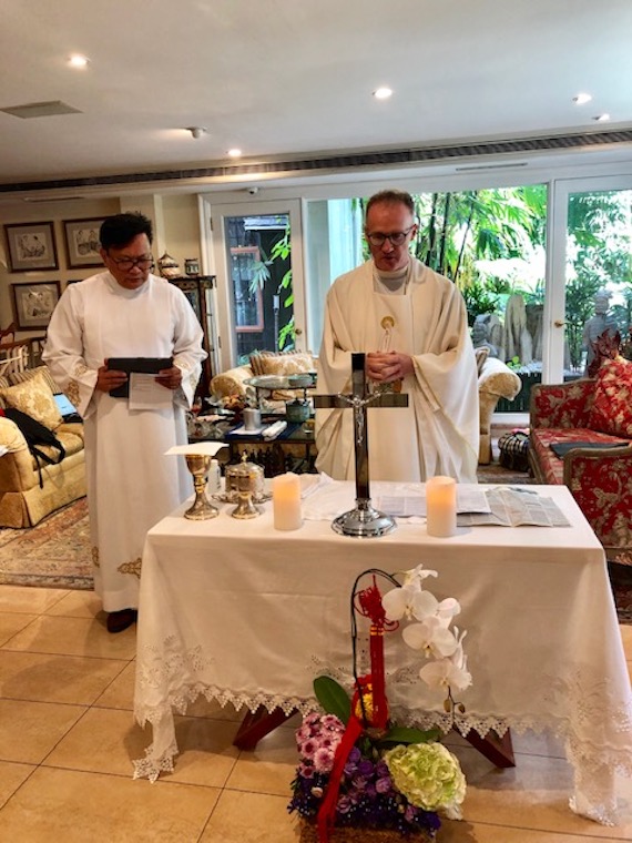 Chinese New Year Sunday family lunch 2019 fr james mc Tavish verbum dei philippines